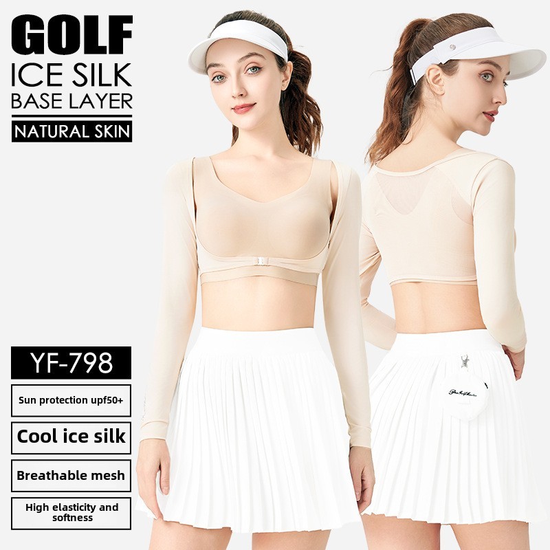 PGM قميص غولف نسائي بأكمام طويلة بارد YF798 — صورة 6
