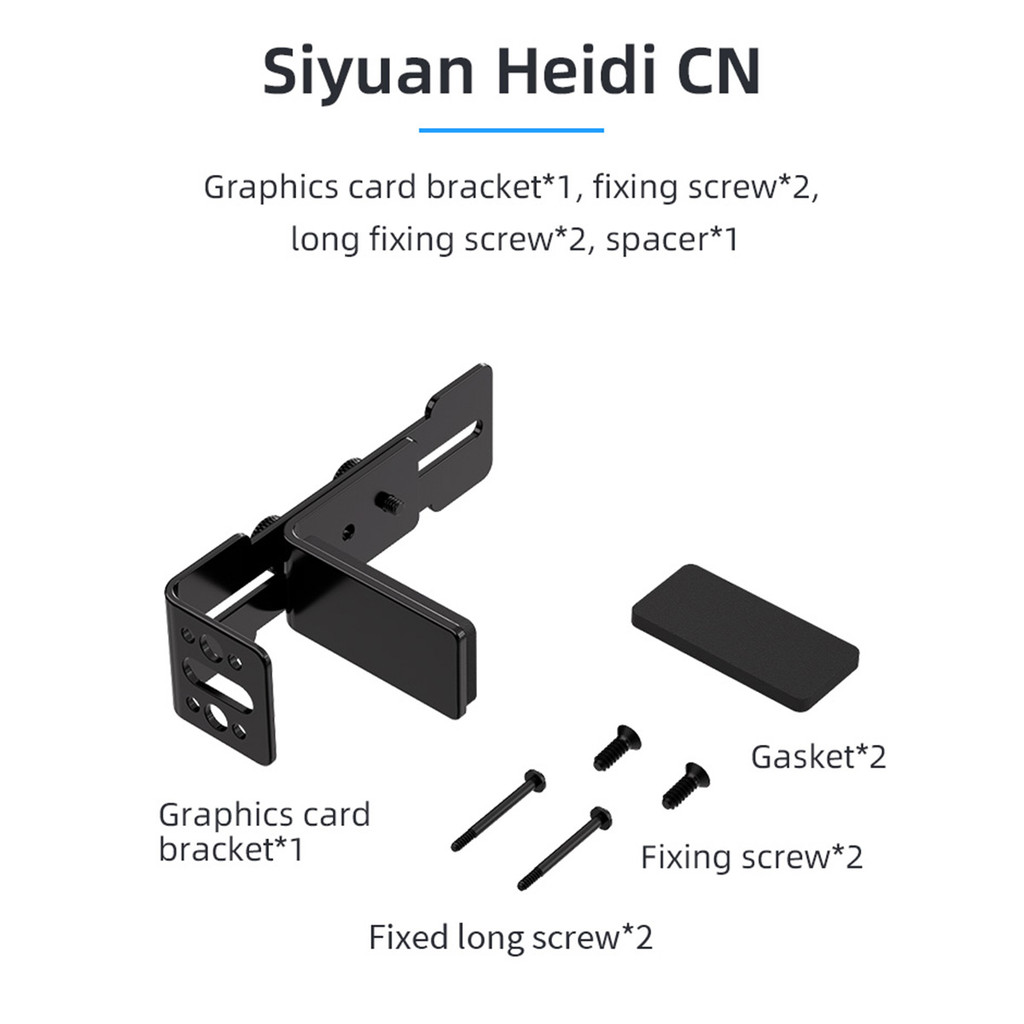 Teucer VC-5 แชสซี 12 ซม.ตําแหน่งพัดลมกราฟิกการ์ด 7-100 มม.เลื่อนปรับ GPU Brace การ์ดสําหรับ RTX 4090