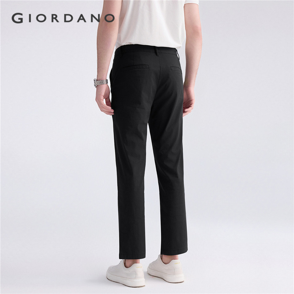GIORDANO MEN Cool-touch mid rise ankle length pants 01125312 - รูปที่ 4
