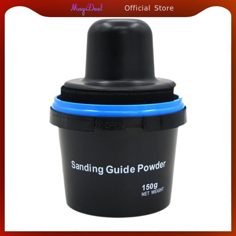 [MAGIDEAL] Dry Guide Coat Black with Applicator Dry Guide Coat Powder for Boats Car Body