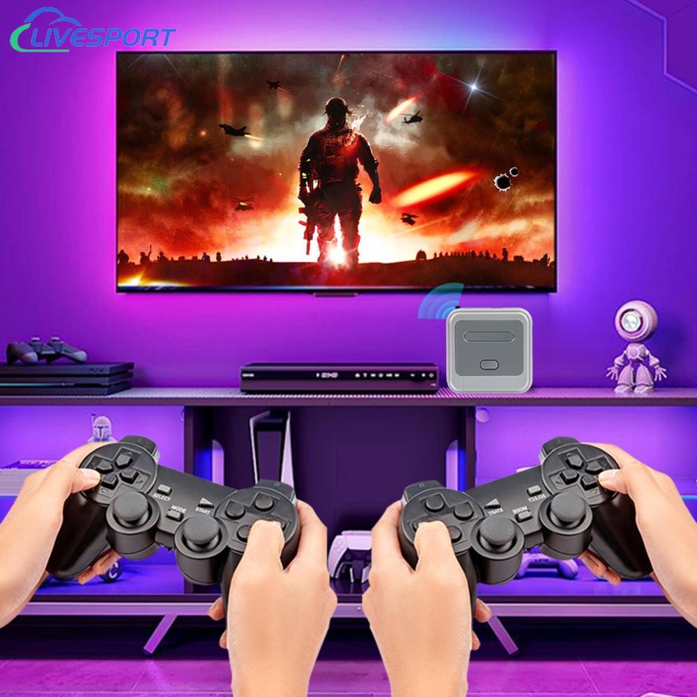 4เค คอนโซลวิดีโอเกม 65000 เกม 50+ Emulator Gamebox คุณภาพสูง หุ่นยนต์ สมาร์ททีวีกล่องประสิทธิภาพสูง 