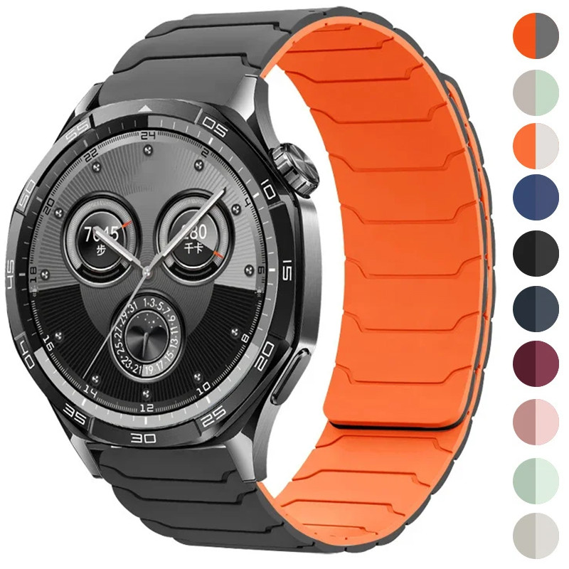 22 มม.ซิลิโคนแม่เหล็กสําหรับนาฬิกา Huawei GT5 GT4 3 46 สําหรับ Amazfit Balance 20 สําหรับนาฬิกา Huawei GT2 42 มม./GT3 42 มม.