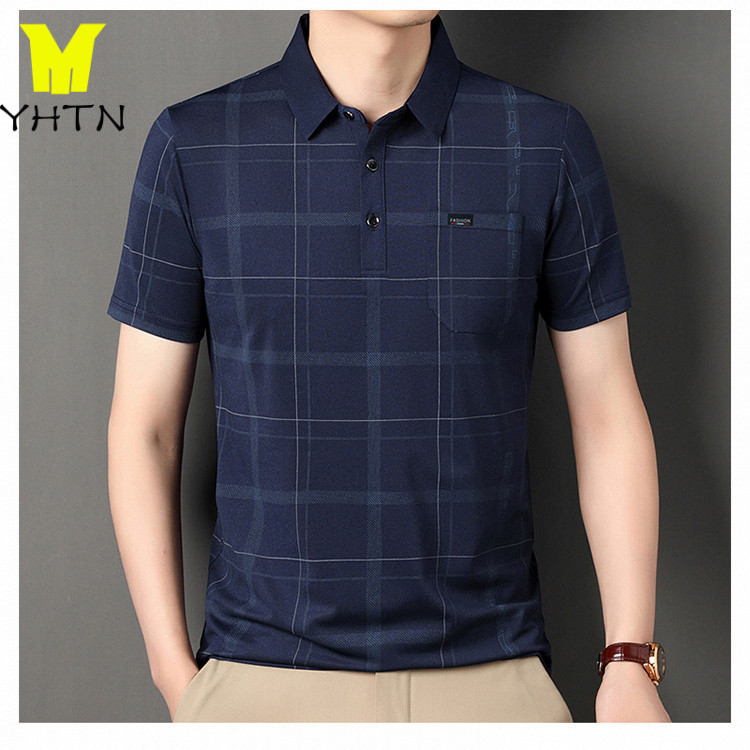 YHTN โปโล ฤดูร้อน แฟชั่น เสื้ิอโปโล สะดวกสบาย polo polo shirt โปโลชาย