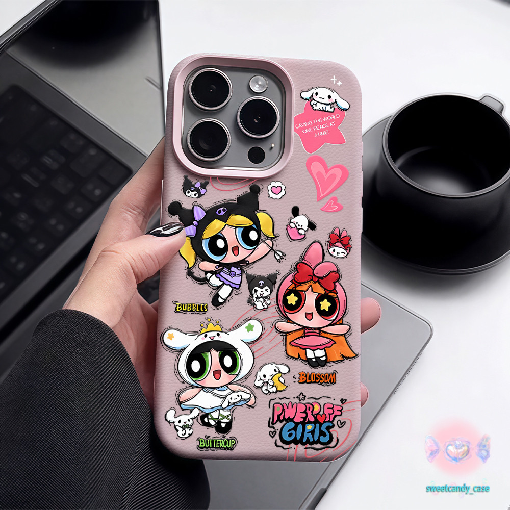 🌹จัดส่งในพื้นที่🌹เคสเหมือนเปลือกลิ้นจี่ ตำรวจหญิงทรงพลัง สําหรับIPhone16 15 14 13 7 8plus Pro Promax XR XS เลือกได้5สี