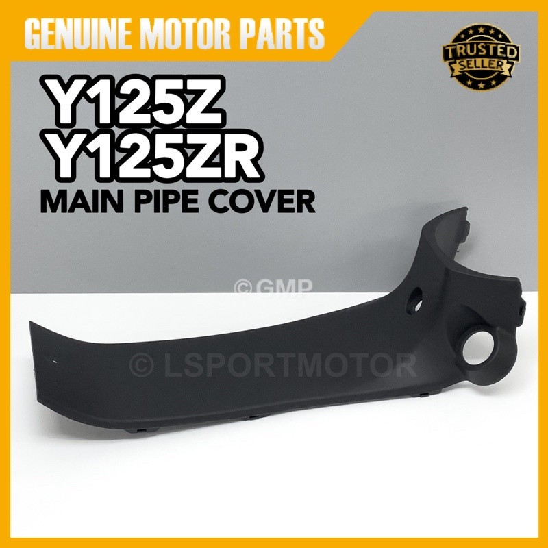 YAMAHA Y125Z / Y125ZR MAIN PIPE COVER (MATTE BLACK) 5BU-F842M-00 ด้านหน้า UPPER MAIN SWITCH COVER IN