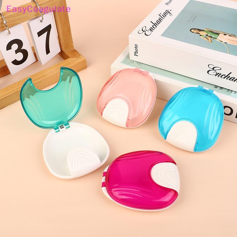 Eas กล่องเก็บของรีเทนเนอร์ทันตกรรมแบบกดเพื่อเปิดเคสบางส่วนฟันขนาดเล็ก Ate