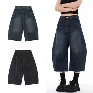 SUIKONE ซุยโคเนะ อเมริกันย้อนยุคเสี้ยวทําลายกางเกงยีนส์เจ็ดจ…