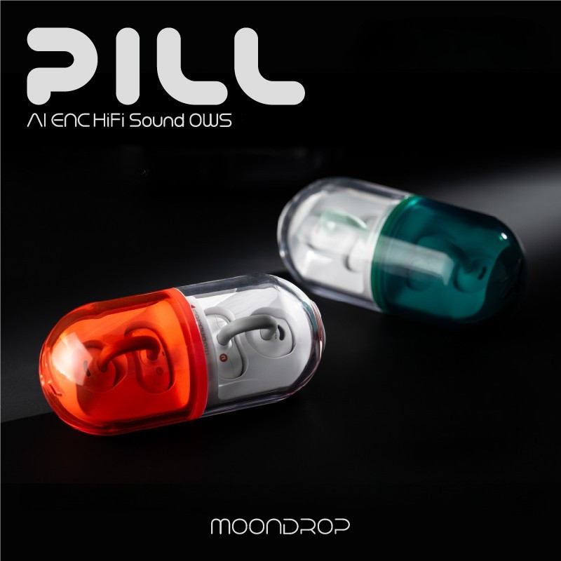 MoonDrop PILL เพลงแคปซูล OWS คลิปหูหูฟังไร้สาย BT 6.0 กีฬาวิ่งชุดหูฟังอัพเกรดใหม่