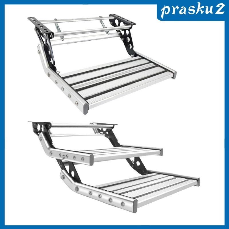 [Prasku2] RV Travel Trailer คู่มือพับเก็บได้ระดับมัลติฟังก์ชั่นแสงป้องกันการลื่นไถล