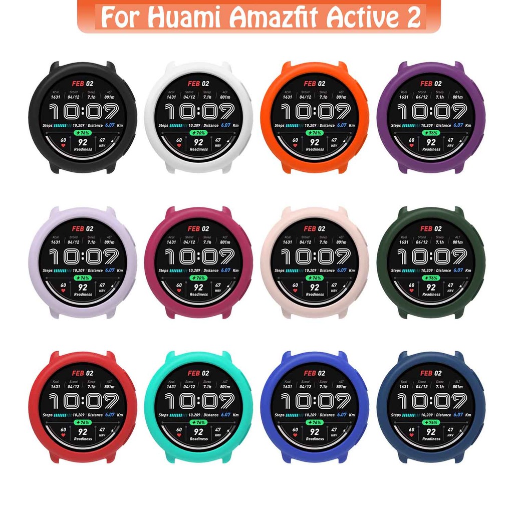 เคสซิลิโคนสําหรับ Huami Amazfit Balance 2 ฝาครอบนาฬิกากรอบกันชนเปลี่ยนอุปกรณ์เสริมสมาร์ทวอทช์
