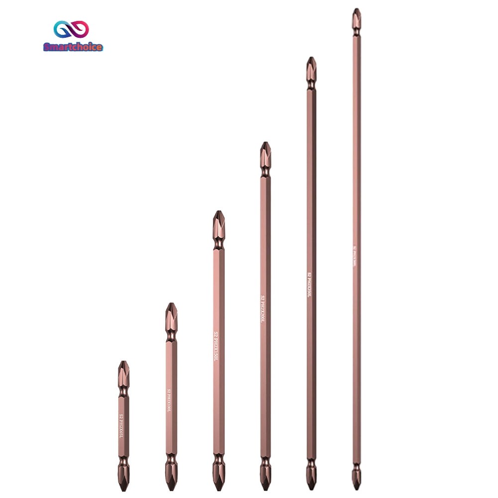 ทางเลือกอัจฉริยะ Ph2 ดอกไขควงไฟฟ้า 1 ชิ้นโลหะผสมเหล็ก 65/100/150/200 มม./250 มม./300 มม.
