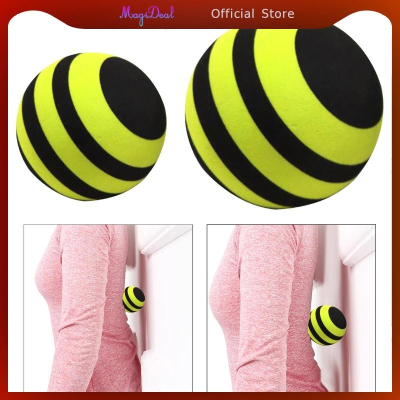MagiDeal Massage Ball Compact Myofascial Ball นวดหลัง Fasciitis Ball สําหรับไหล่,