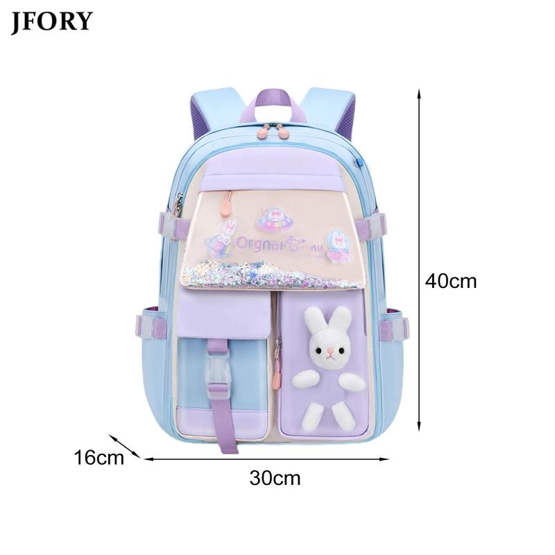 Jfory Kids Backpack Water Resistance Knapsack Girls Backpack School Bags Casual Daypack Shoulder Bag for Hiking, Travel,