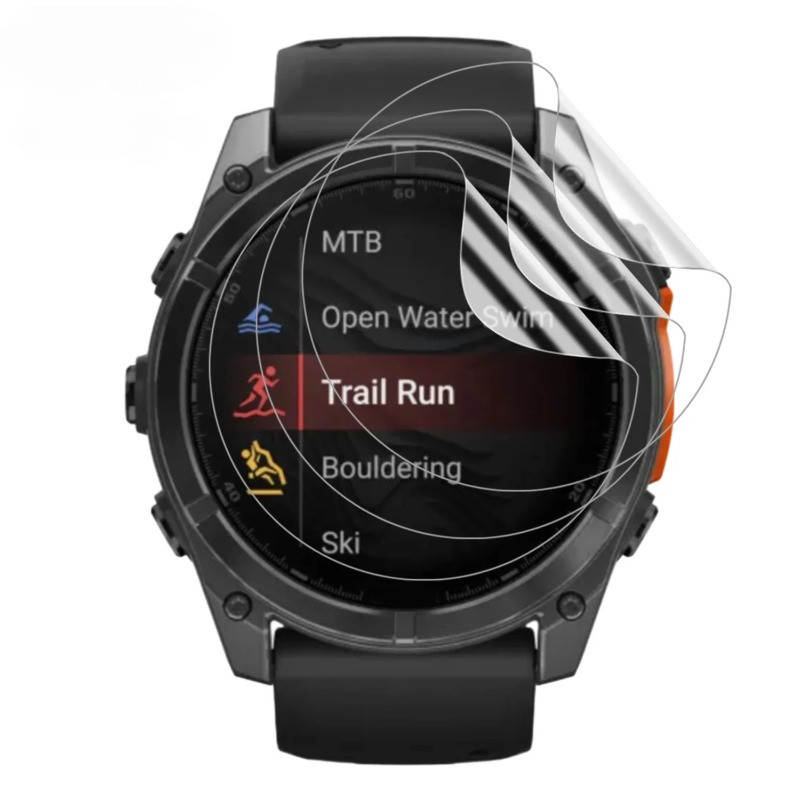 Garmin Fenix8 Fenix6 EpixPro 1-3 ชิ้น 9999D Full Cover HD Clear Soft Hydrogel ฟิล์มสําหรับ Garmin Fe