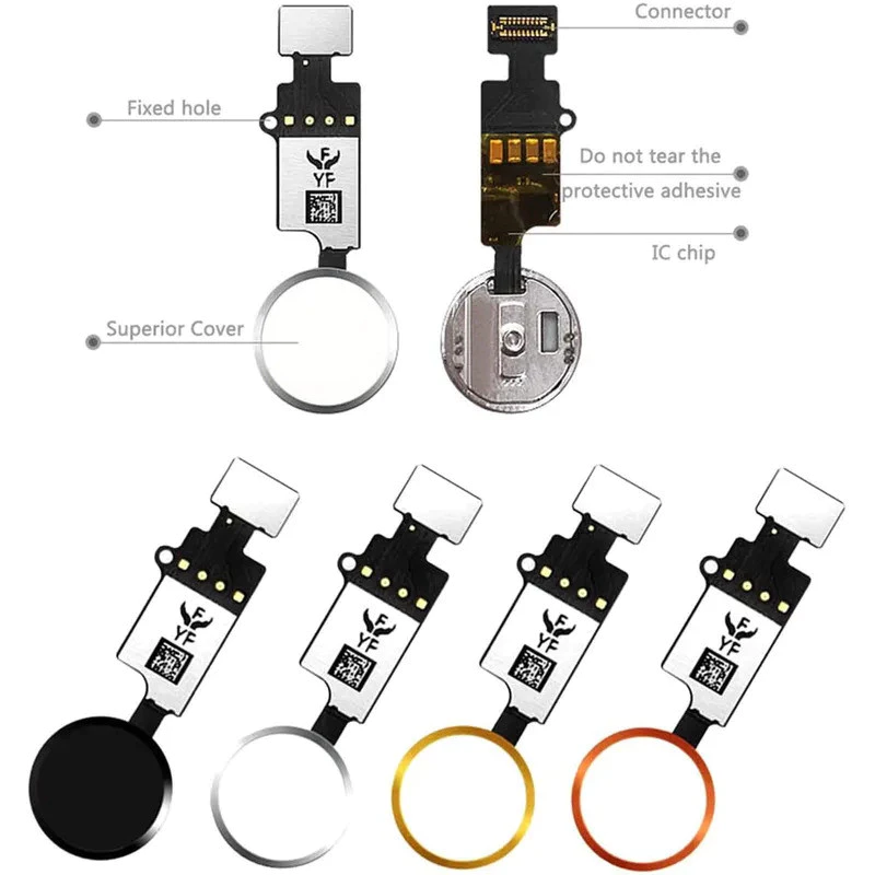 ปุ่ม Home Flex Cable สำหรับ iPhone 7/8 Plus ไม่มี Touch ID thumbnail 6