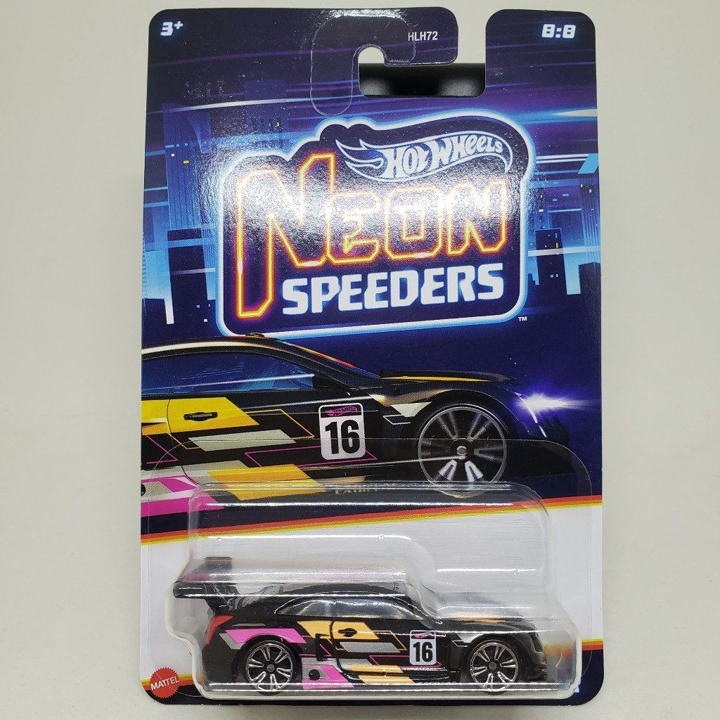 Hot Wheels HRW82 Neon Speeders CADILLAC ATS- VR Car Model