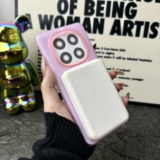 เคสโทรศัพท์แม่เหล็กสำหรับ Xiaomi Redmi Note 15 14 Pro Plus 14C 14R 13 Pro+ 5G 4G Magnetic magnet Case เคสป้องกันการกระแทกแบบด้านลายบาร์โค้ดสร้างสรรค์