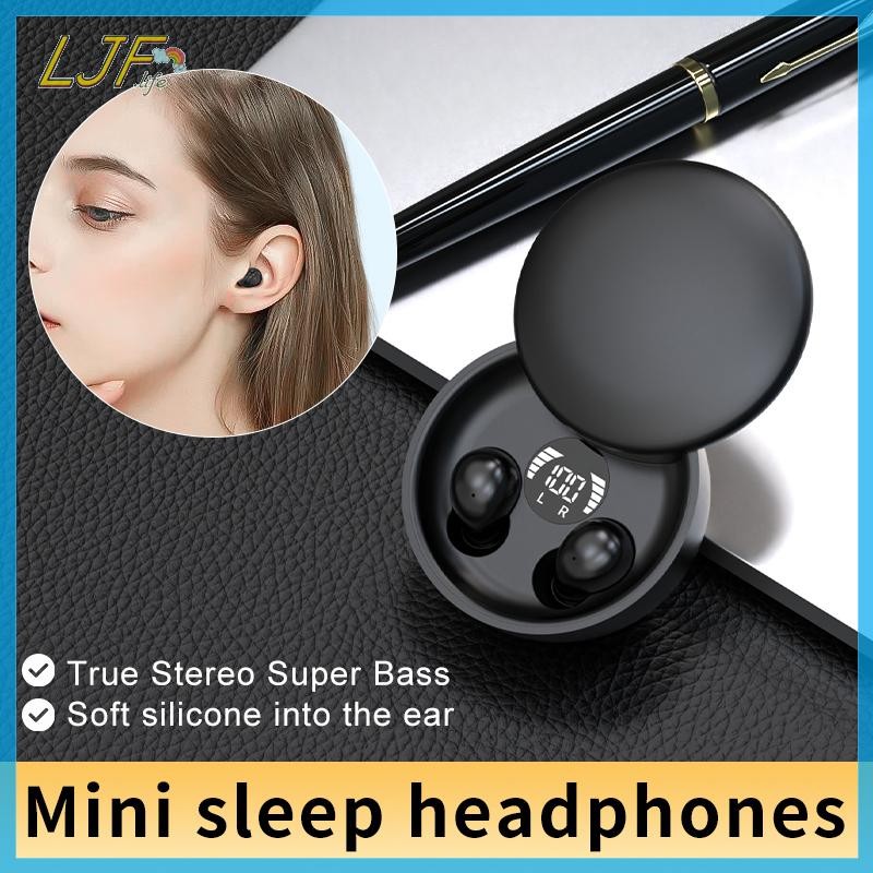 Ljf SK26 TWS ไร้สาย 5.4 หูฟังชนิดใส่ในหูที่มองไม่เห็น Sleep Earbud พร้อมไมโครโฟนเสียงรบกวน Cancelling หูฟัง HIFI Music ชุดหูฟัง TH