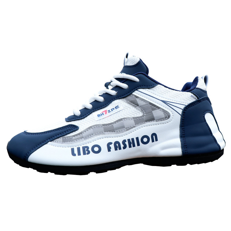 ผู้ชายตาข่ายรองเท้าผ้าใบลื่นรองเท้ากีฬาลําลองที่มีพื้นรองเท้านุ่มสําหรับวิ่ง - รูปที่ 4