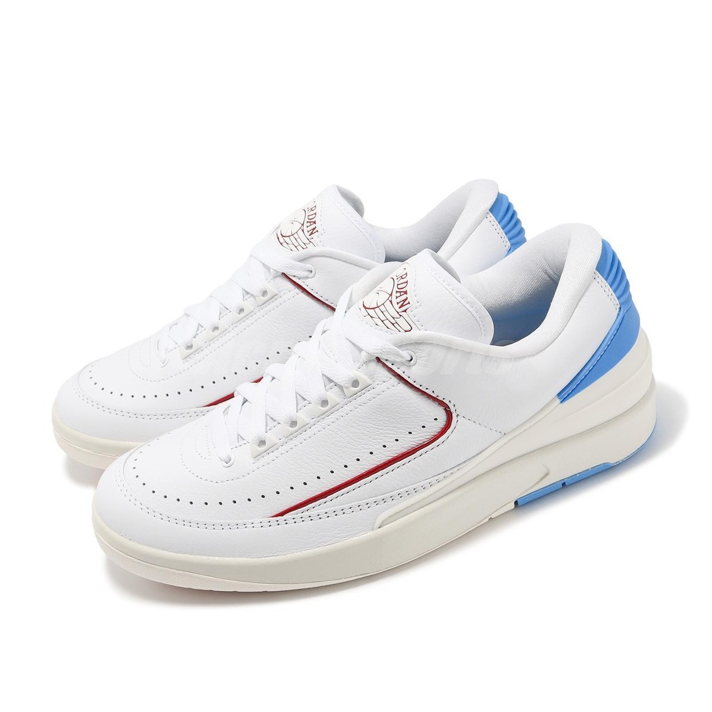 Nike Air Jordan 2 Retro Low UNC ถึง Chicago White Blue AJ2 DX4401-34 ใหม่