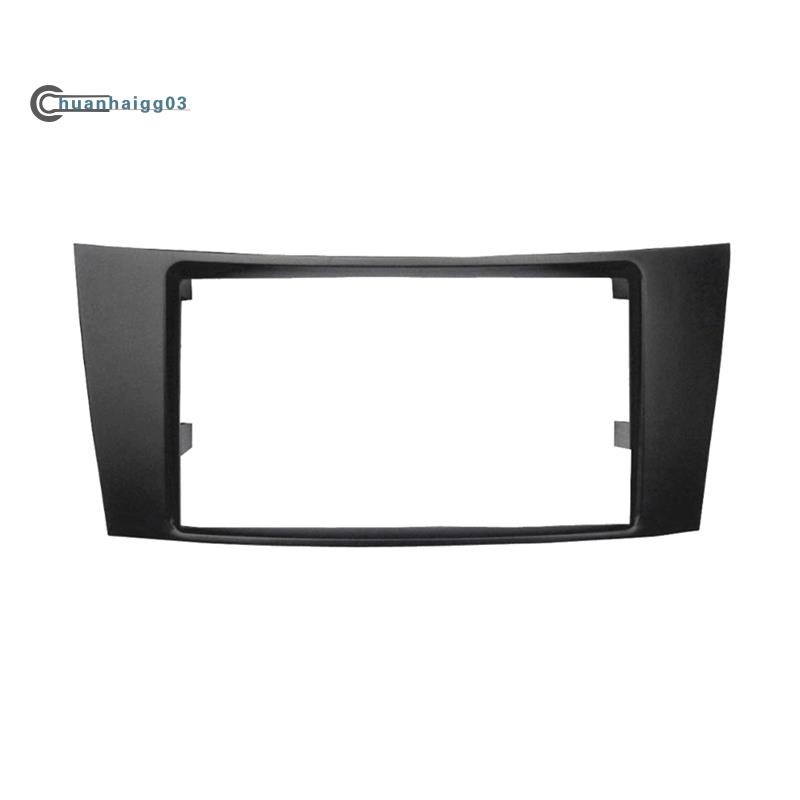 (chuanhaigg03)2Din รถควบคุม Fascia กรอบเสียงวิทยุสเตอริโอแผงสําหรับ Mercedes Benz E CLASS W211 DVD F