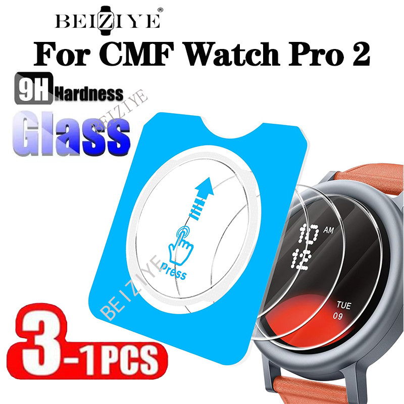 1/3pcs One-Clickกระจกนิรภัยสําหรับ CMF Watch Pro 2 Anti-Scratch ติดตั้งง่ายป้องกันหน้าจอ Nothing CMF Watch Pro 2 ฟิล์มกระจก