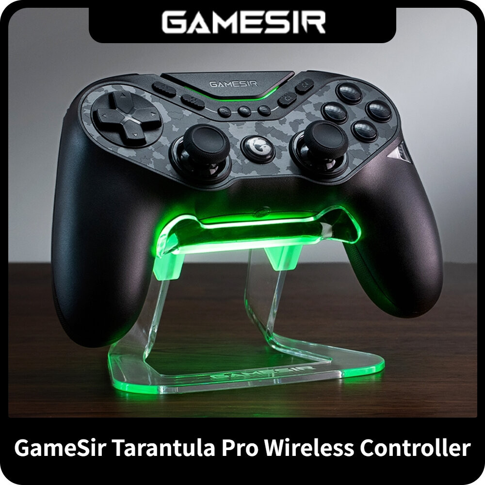 GameSir Tarantula Pro T3 Pro คอนโทรลเลอร์บลูทูธไร้สายพร้อมปุ่มแมปได้ 9 ปุ่ม ไจโรสโคป 6 แกน, ทริกเกอร์ Hall Effect และ NFC สําหรับโทรศัพท์ PC/Switch/IOS/Android
