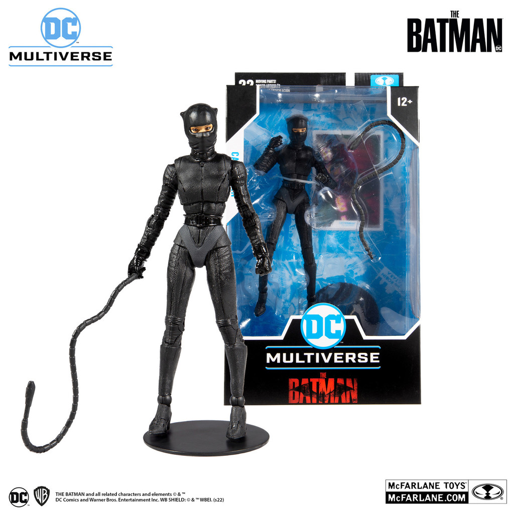 ✨✨[ของแท้] McFarlane DC Movie New Batman Catwoman 7นิ้ว Super Movable Hands Model Toy