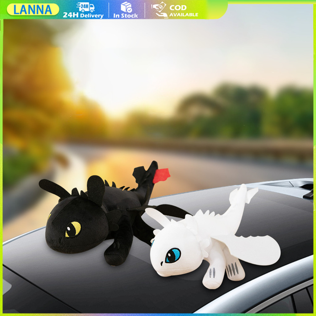 ร้านอยู่ที่ไทย ตุ๊กตาเขี้ยวกุดติดรถ เพลิงนิล How to Train Your Dragon สําหรับตกแต่งภัยในรถยนต์