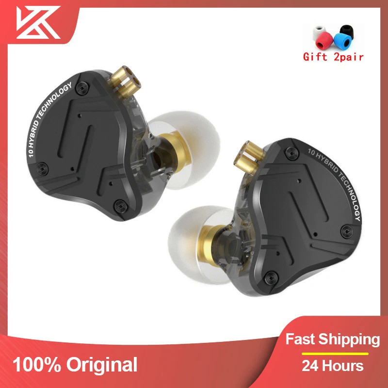 KZ ZS10 PRO X HIFI Bass Metal Hybrid In-ear Earphone Sport Noise Cancelling Headset Earbuds KZ ZSN P