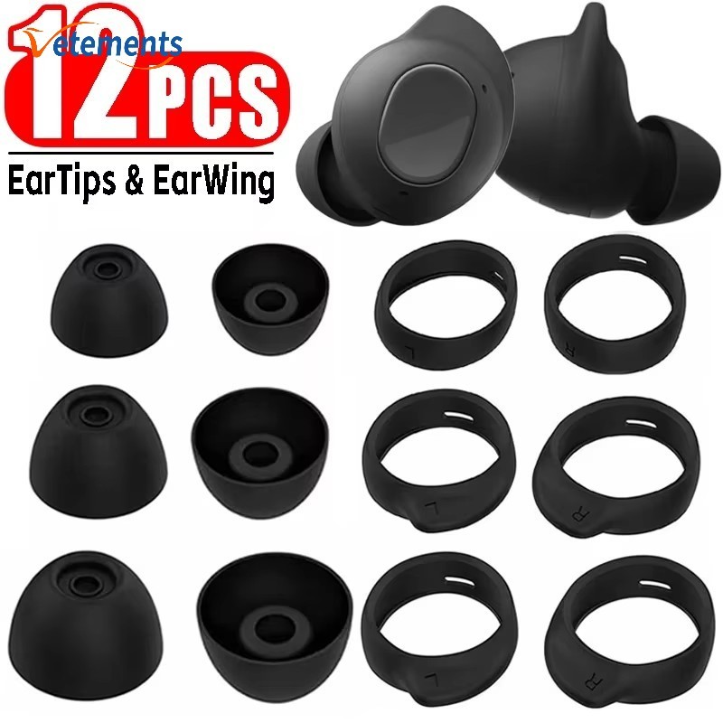 สําหรับ Galaxy Buds FE เคล็ดลับหู Eartips ฝาครอบซิลิโคน Anti-Slip หู Wing หูฟังสําหรับ Samsung Galaxy Buds Pro/Galaxy Buds 2