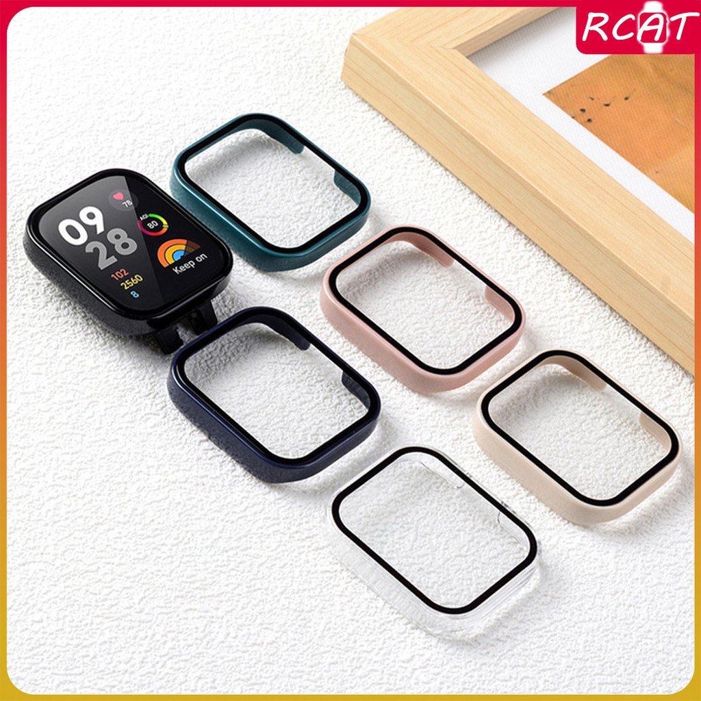 PC Case สำหรับ Redmi Watch 3 Active HD กระจกนิรภัยป้องกันหน้าจอกันชนเต็มรูปแบบสำหรับนาฬิกาสมาร์ท Xiaomi mi Watch 3 lite