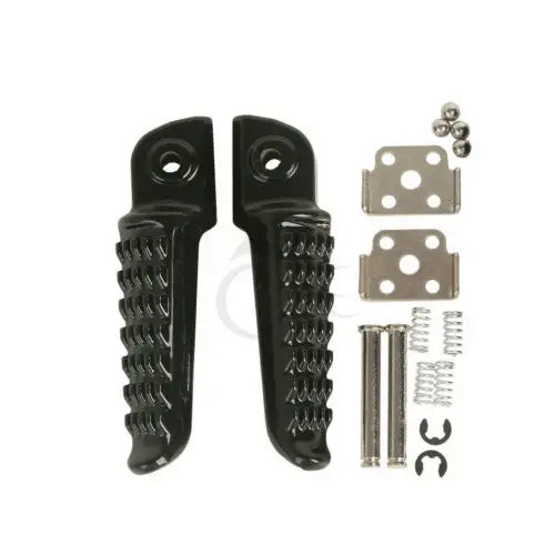 Mo Motorcycle Rear Footrest Foot Pegs For Kawasaki Ninja ZX6R 9R 10R 12R ZX636 EX650 ER6F ER6N 650R 