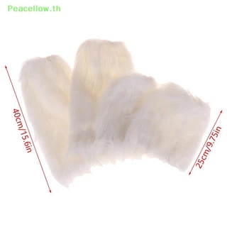 Peacellow สีขาว Faux ขาอุ่น Boot ครอบคลุม Y2K Goth ถุงเท้าขา Punk เข่ายาวแฟชั่นถุงเท้าอบอุ่น TH