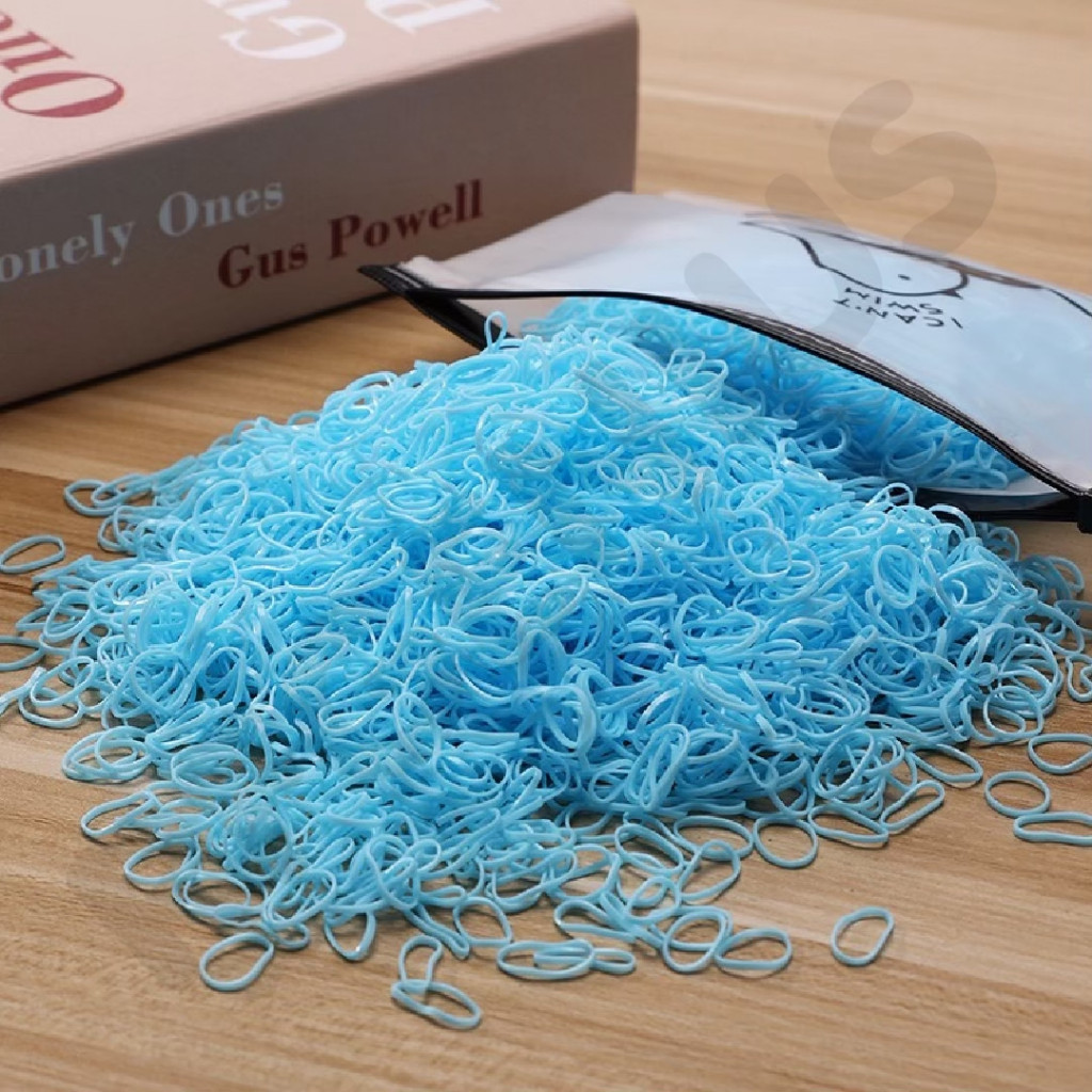 หนังยางรัดผมวงเล็ก (สินค้าพร้อมส่งจากไทย) - รูปที่ 5