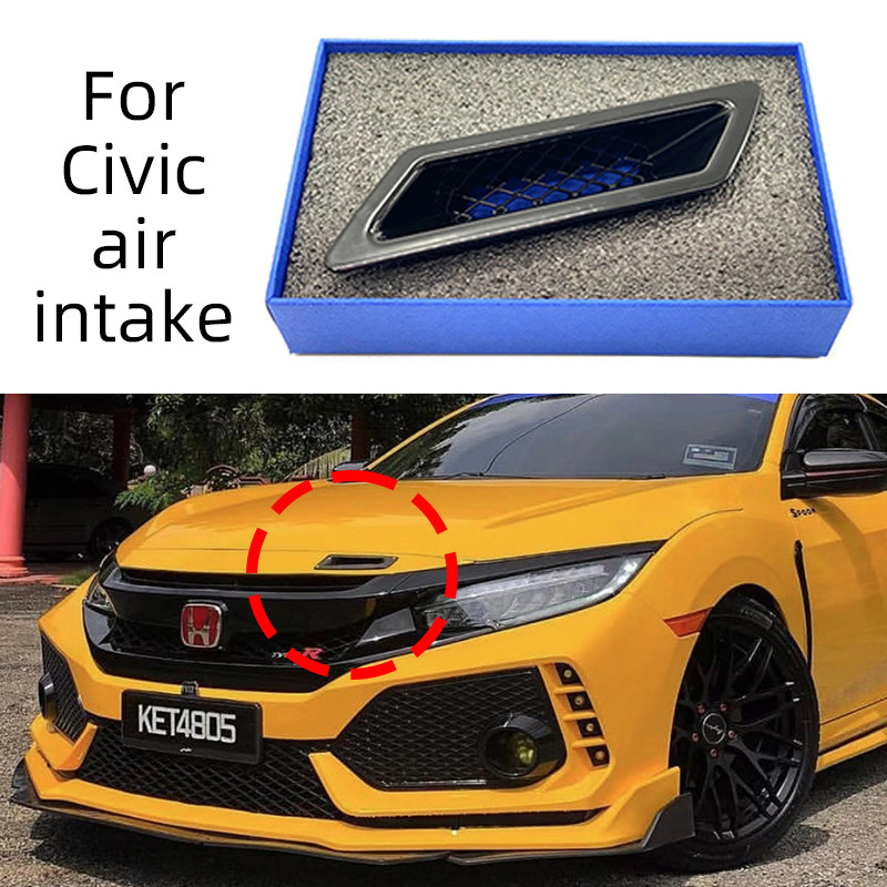 Fc สไตล์ Universal รถกันชนหน้า Vent Air Out Intake Grill Trim สําหรับ Civic Audi A4 B8 VW Golf MK7 M
