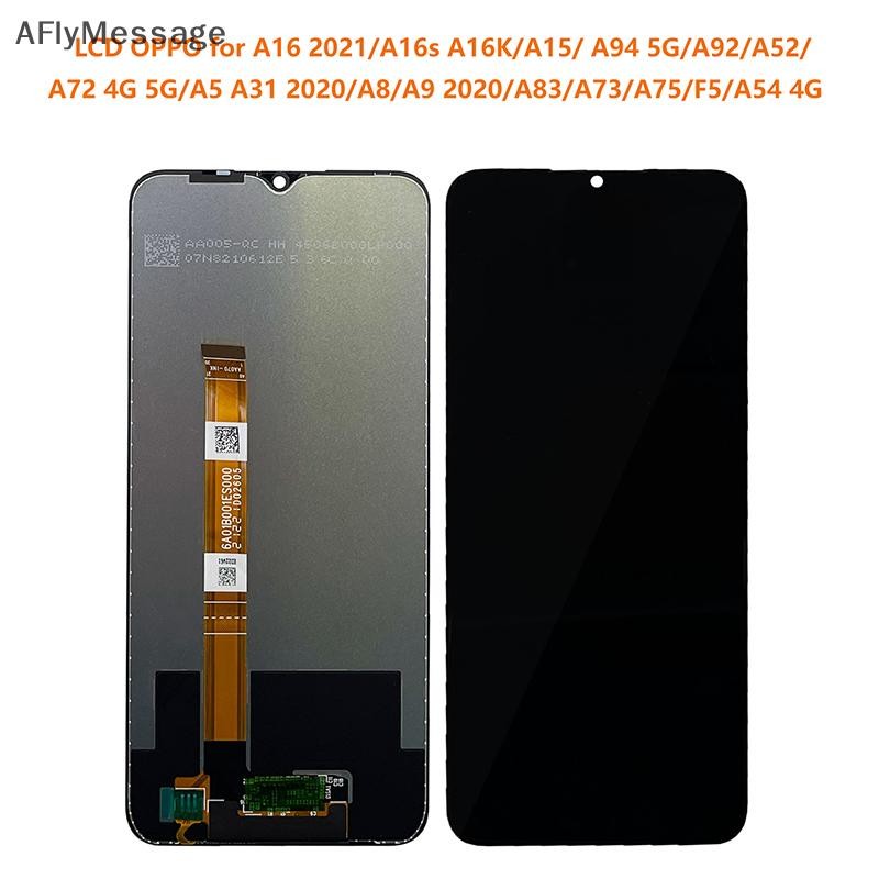 Afl โทรศัพท์จอแสดงผล LCD หน้าจอสําหรับ OPPO A16 A16S A16K A15 A94 A92 A5 A9 2020 A31 A83 F5 A83 A73 