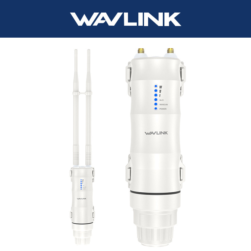 Wavlink AC600 Access Point Outdoor Dual Band WiFi Range Extender พร้อม POE High Power Repeater
