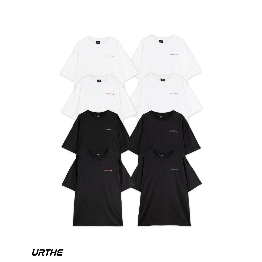 URTHE - เสื้อยืด แขนสั้น สกรีนลาย รุ่น YOUARETHE 3D 2.0 tee