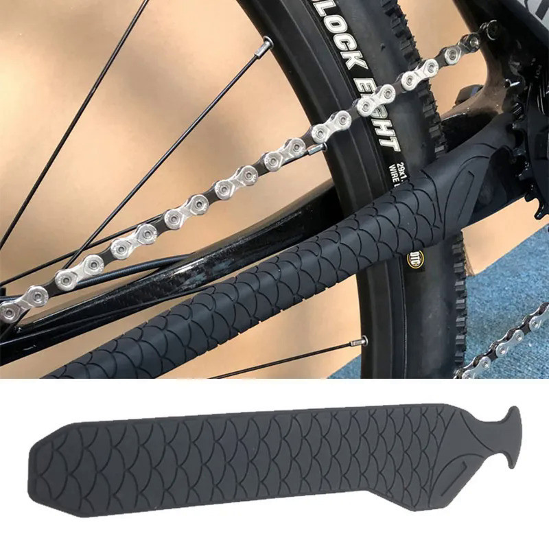 3D Silicone MTB Chain Posted Guards Road Bike Frame Scratch Resistant Protector MTB Bicycle Care Gua