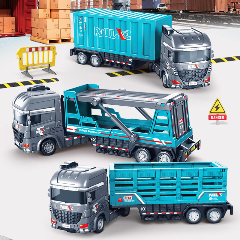 พร้อมส่ง รถของเล่น รถก่อสร้าง รถบรรทุก รถโม่ปูน รถของเล่นแรงเฉื่อย Engineering series car