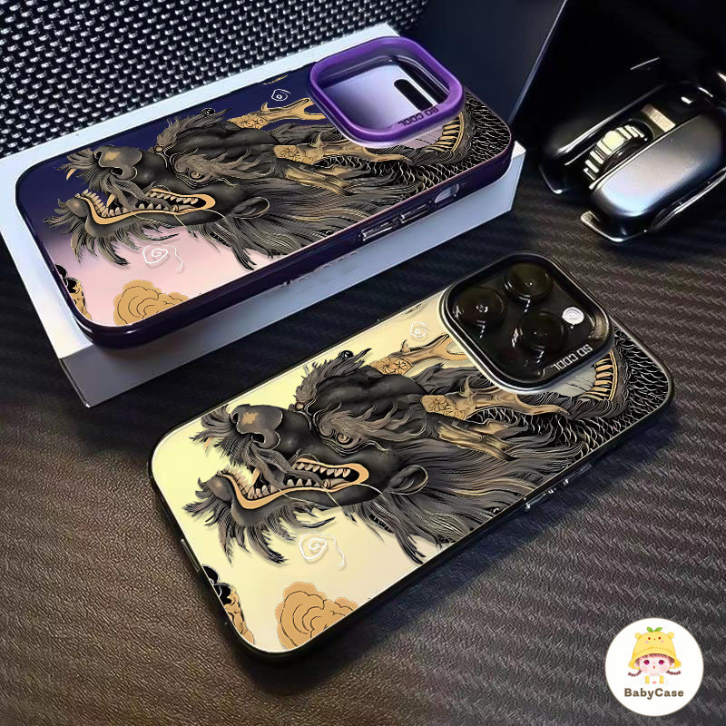 เคส Infinix Hot 40i 30i 40 20 Play Smart 7 8 6 8Plus Tecno Spark GO 2024 20C 20 Pro Note 40 Pro ผ้าปกอ่อนมังกรเย็น