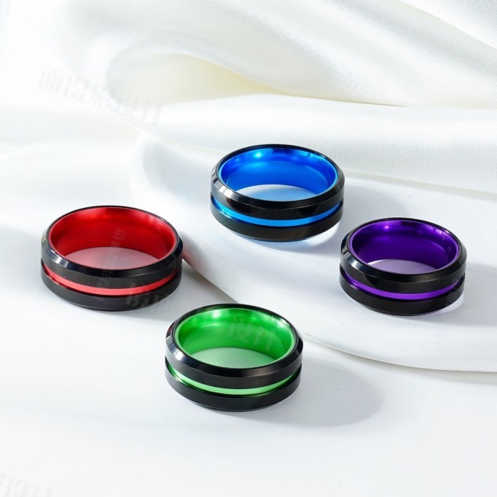 Cool Armor Titanium Ring ผู้ชาย / แหวนผู้ชายและผู้หญิง