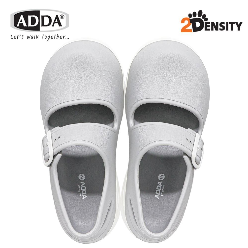 ADDA รุ่น 5TD97-W1 SIZE (4-7)สำหรับหญิง ป้องกันเท้าอักเสบ มีสายรัดหลังเพิ่มความกระชับ นุ่มสวมใส่สบาย