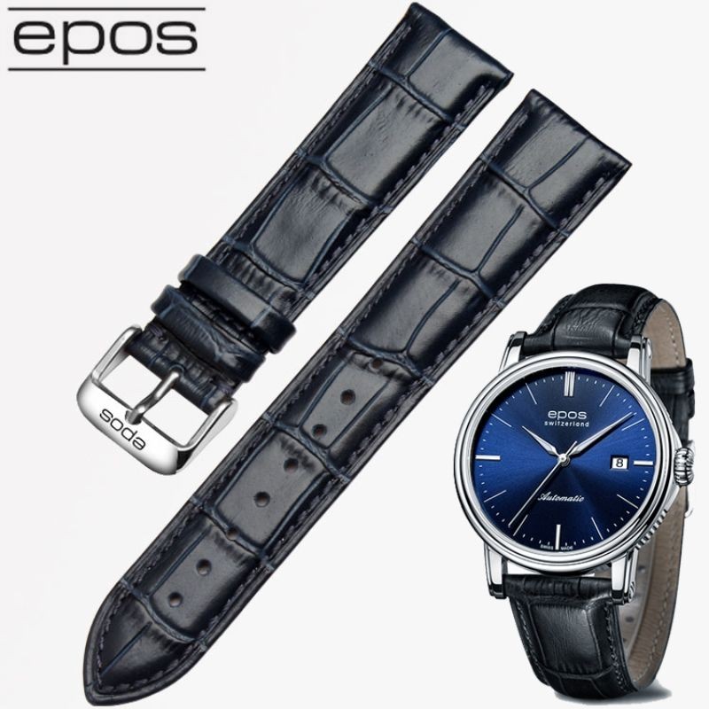 คุณภาพดี EPOS EPOS สายนาฬิกา Emotion Series Roman Holiday Aqua Blue 3390 Mechanical Watch Blue 20 สา