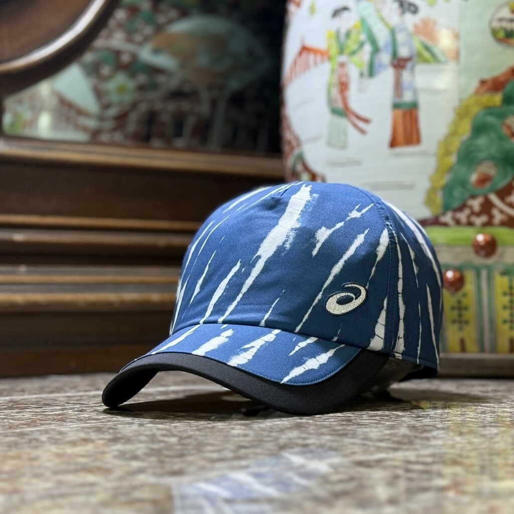 หมวกวิ่ง ASICS Graphic Woven Running Cap ‘MAKO BLUE’ (L)