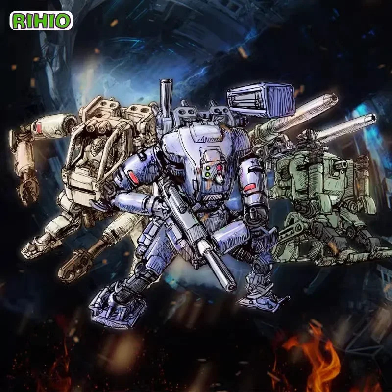 RIHIO Infinite Far-reaching Series 1:60 Scale Assembly Mecha MM-001 MM001 Logistics เกราะด้านหน้าประ