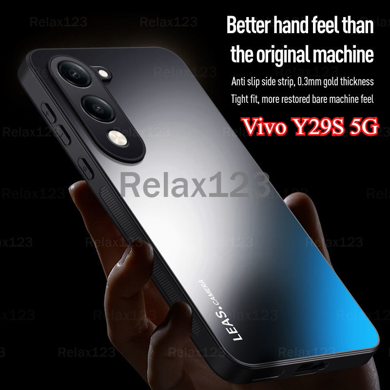 สําหรับ Vivo Y29S 5G Vivo Y29 S 5G VivoY29S 5G Vivo Y 29S 5G ปลอก 2025 หรูหรา Frosted พราวซิลิโคนเคส