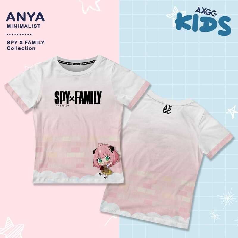 AXGG Kids Spy x Family - เสื้ออนิเมะสไตล์มินิมอล