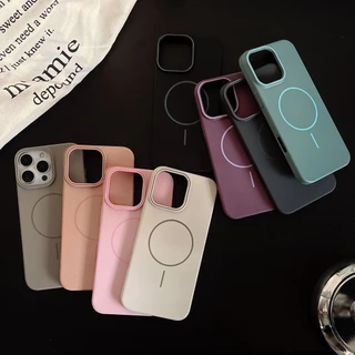 เคสโทรศัพท์ For iPhone 13 11 17 pro max Case iPhone 11 15 16 pro max 14 12 pro max 17 Air การจับคู่สีพีซี Magnetic